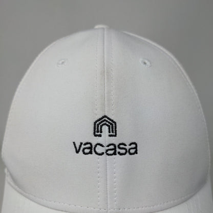 Vacasa Strapback Hat White One Size Adjustable Legacy 91 Dri-Fit Nike 6 Panel