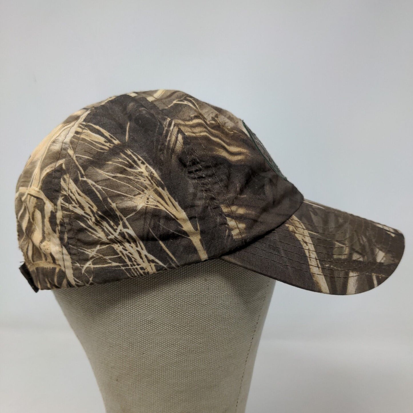 Mack's Prairie Wings Men's Strapback Hat Brown Camo OSFM Embroidered Logo