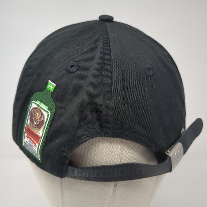 Jagermeister Slideback Baseball Cap Black OS Adjustable Embroidered 6 Panel