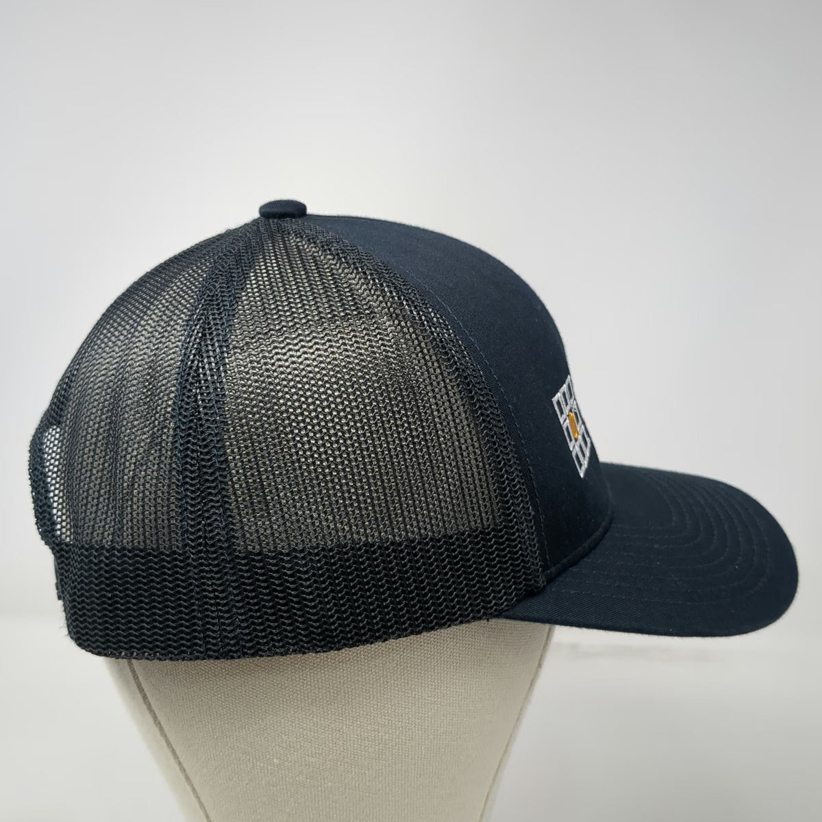 Pacific Headwear Trucker Hat Blue One Size Merrick Mesh Back Snapback hat