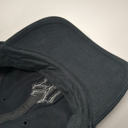 47 Brand New York Yankees MLB Baseball Cap Black One Size Tonal Logo Strapback