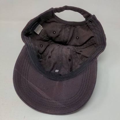 Tommy Hilfiger Slideback Hat Burgundy One Size Embroidered Logo 6 Panel
