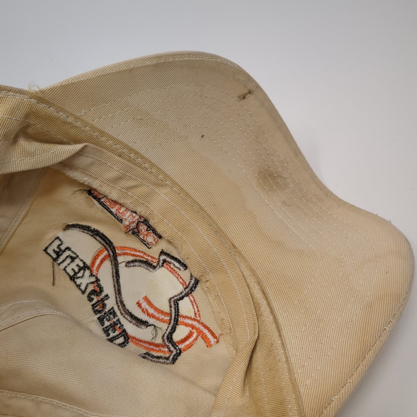 Flex Speed Samtec Slideback Hat Beige One Size Adjustable Sportsman
