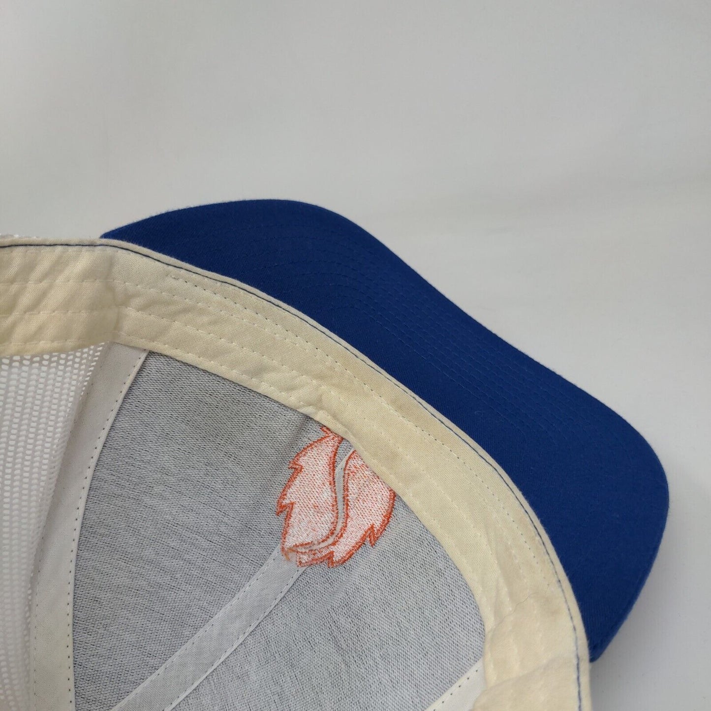 Hop Valley Brewing Co. Snapback Trucker Hat Blue One Size Mesh Back