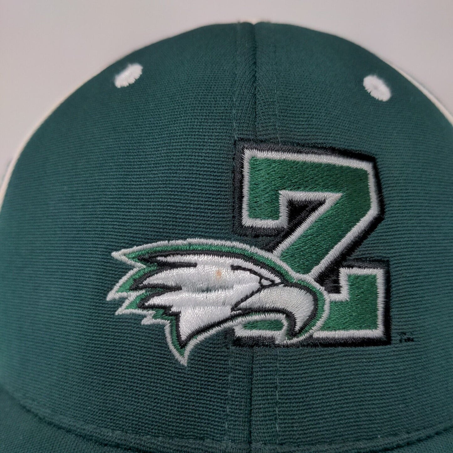 Pacific Headwear Men's Fitted Hat Green Size L/XL Embroidered Zionsville Eagles