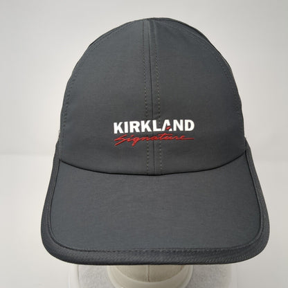 Kirkland Signature Strapback Hat Gray One Size Adjustable Perforated