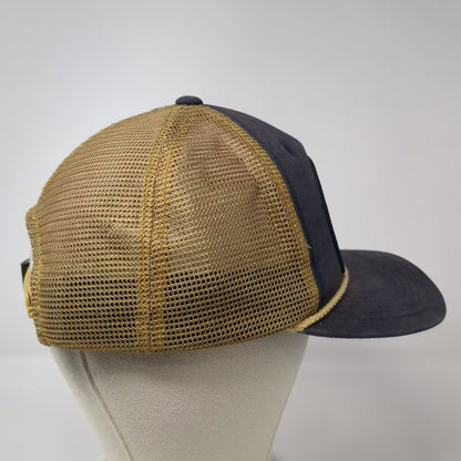 Howler Brothers Blue Gold Trucker Hat One Size Embroidered Patch Snapback