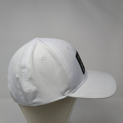 Camo American Flag Snapback Hat White One Size Adjustable 6 Panel