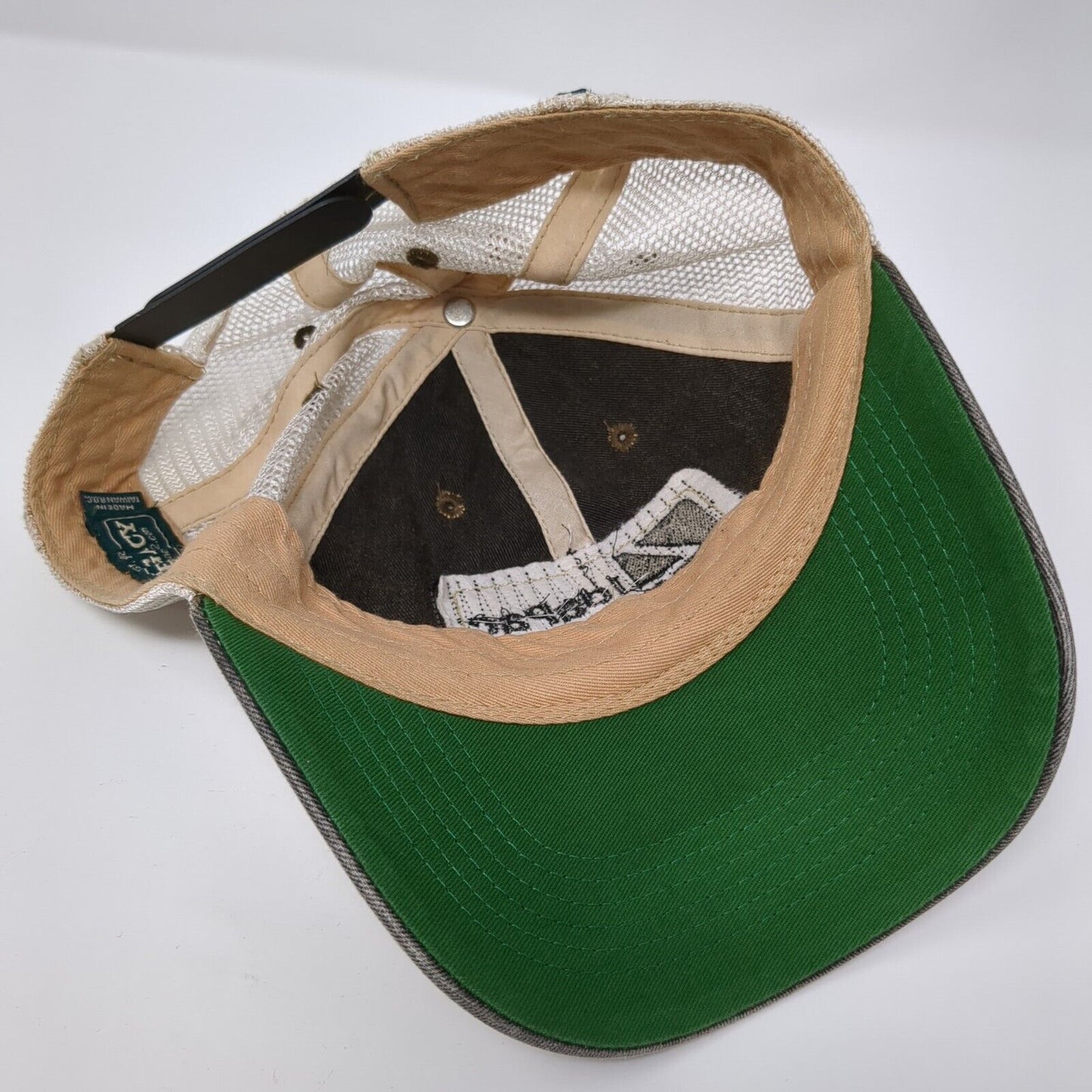 IdaPac Snapback Trucker Hat Gray OS Adjustable Embroidered Mesh Back Legacy