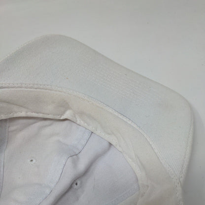 KC Snapback Hat Cream OSFA Adjustable Vented Holes 6 Panel Blank
