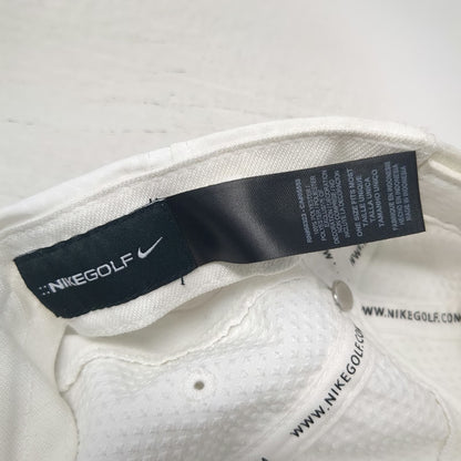 Nike Baseball Cap White One Size Kyäni Golf Logo Performance Strapback Hat