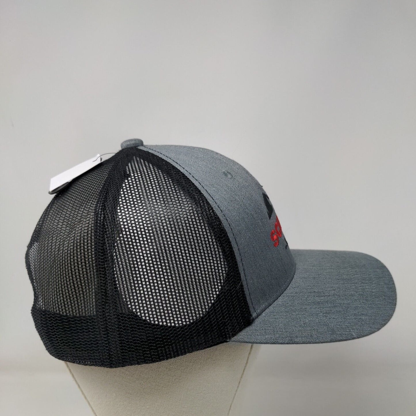 Scheels Meridian Snapback Trucker Hat Gray OSFM Adjustable Mesh Back W/Tags
