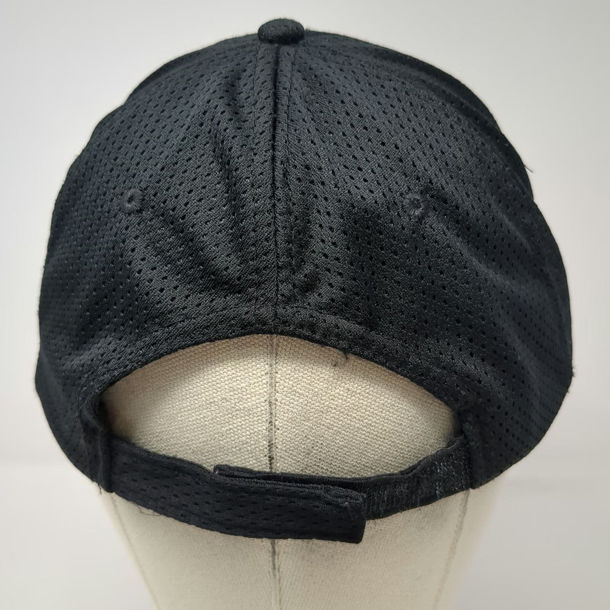 Wawa Baseball Cap Black One Size All Over Mesh Embroidered Logo Strapback Hat