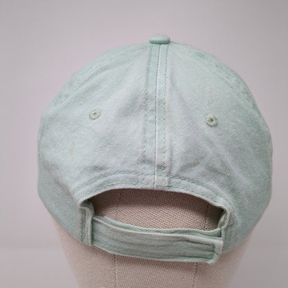 Unbranded Strapback Hat Blue One Size Adjustable Blank Solid Vent Holes