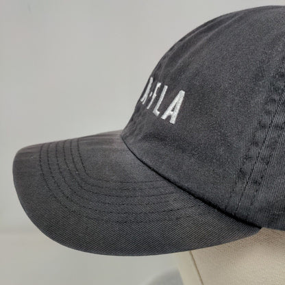 STA FLA Slideback Hat Black One Size Solid Embroidered Big Accessories