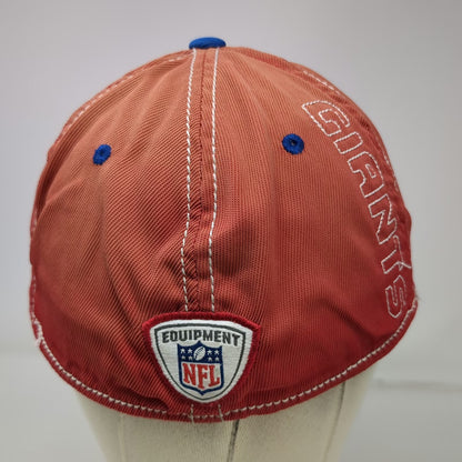 Reebok NFL New York Giants Baseball Cap Red One Size NY Logo Contrast Stitching