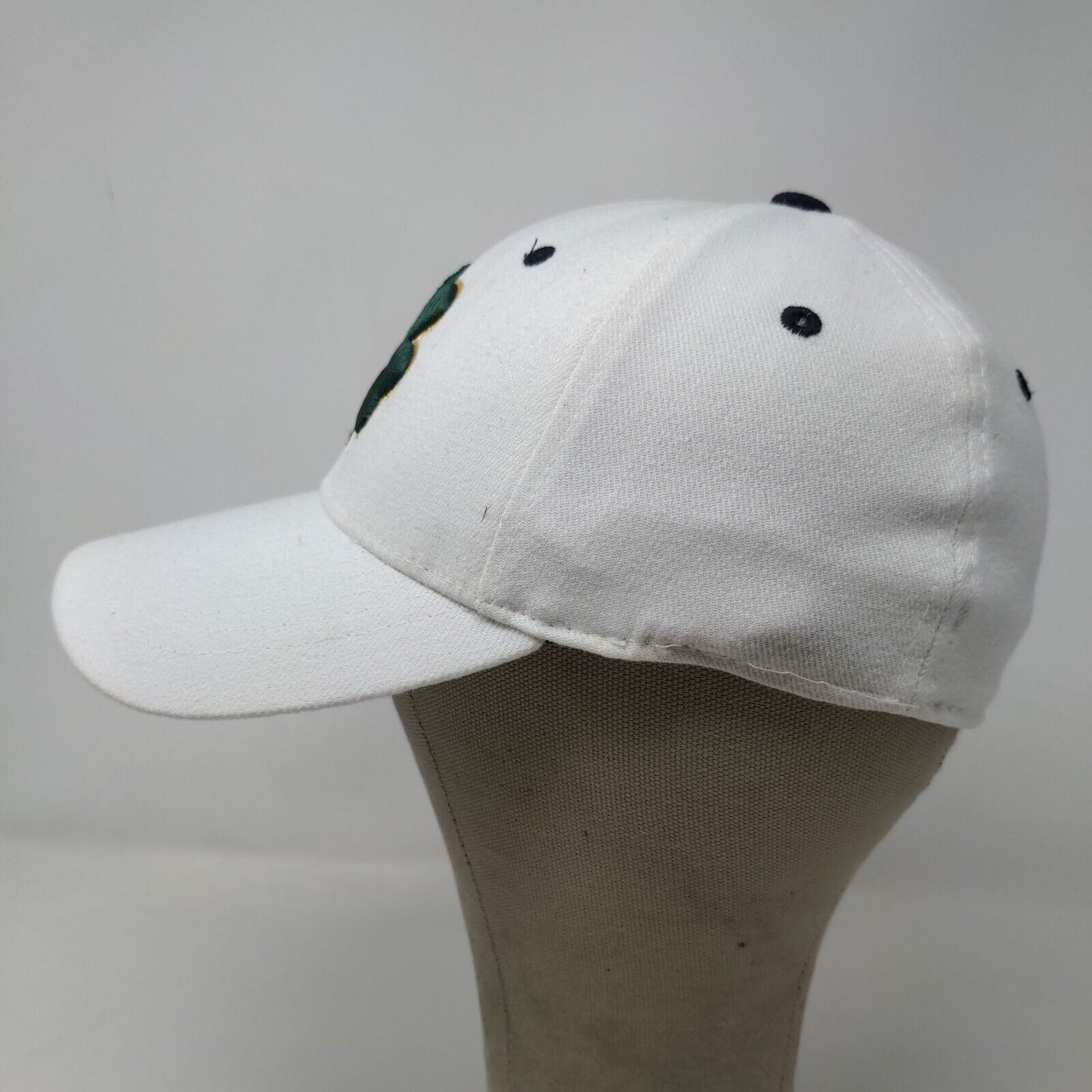 Top of the World Men's Fitted Hat White Size 6 5/8 - 7 1/8 Notre Dame Logo