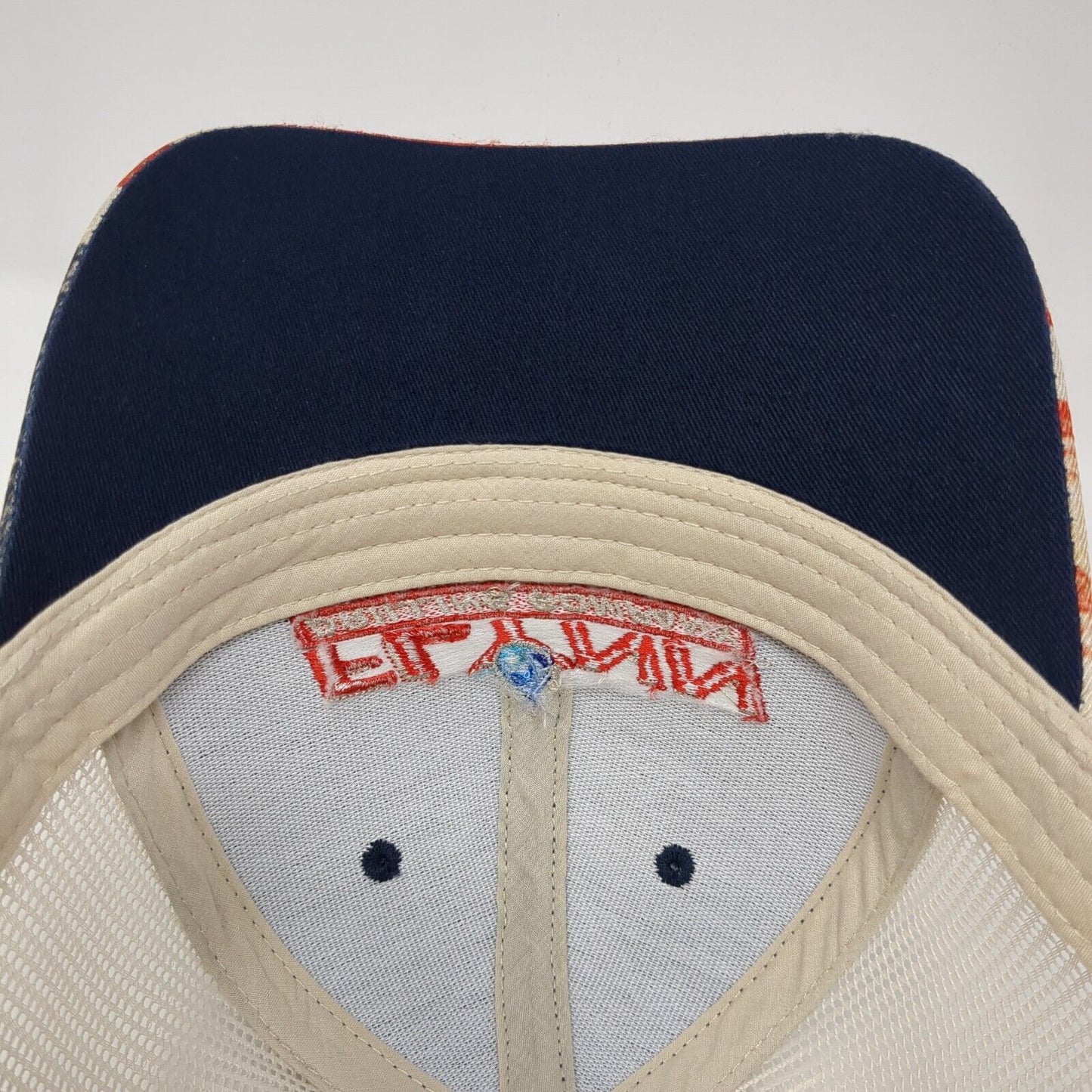 Flynn Drilling Company Snapback Trucker Hat Multi OS Adjustable Patriotic Mesh