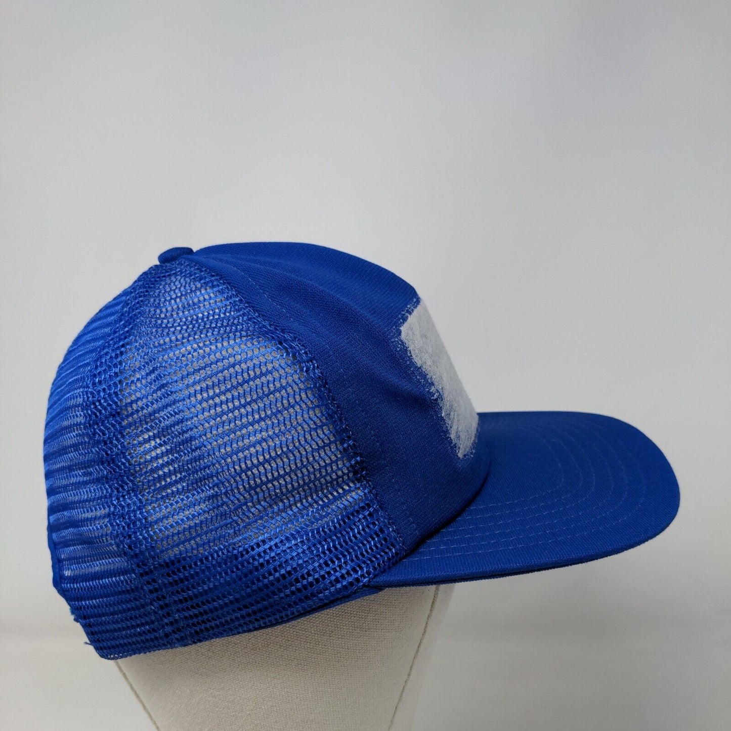 Rising Star Cap Co. Snapback Trucker Hat Blue Large Adjustable Mesh Back