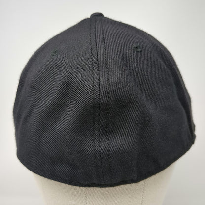 Bioworld Baseball Cap Black M Superman Shield Raised Embroidery Stretch hat