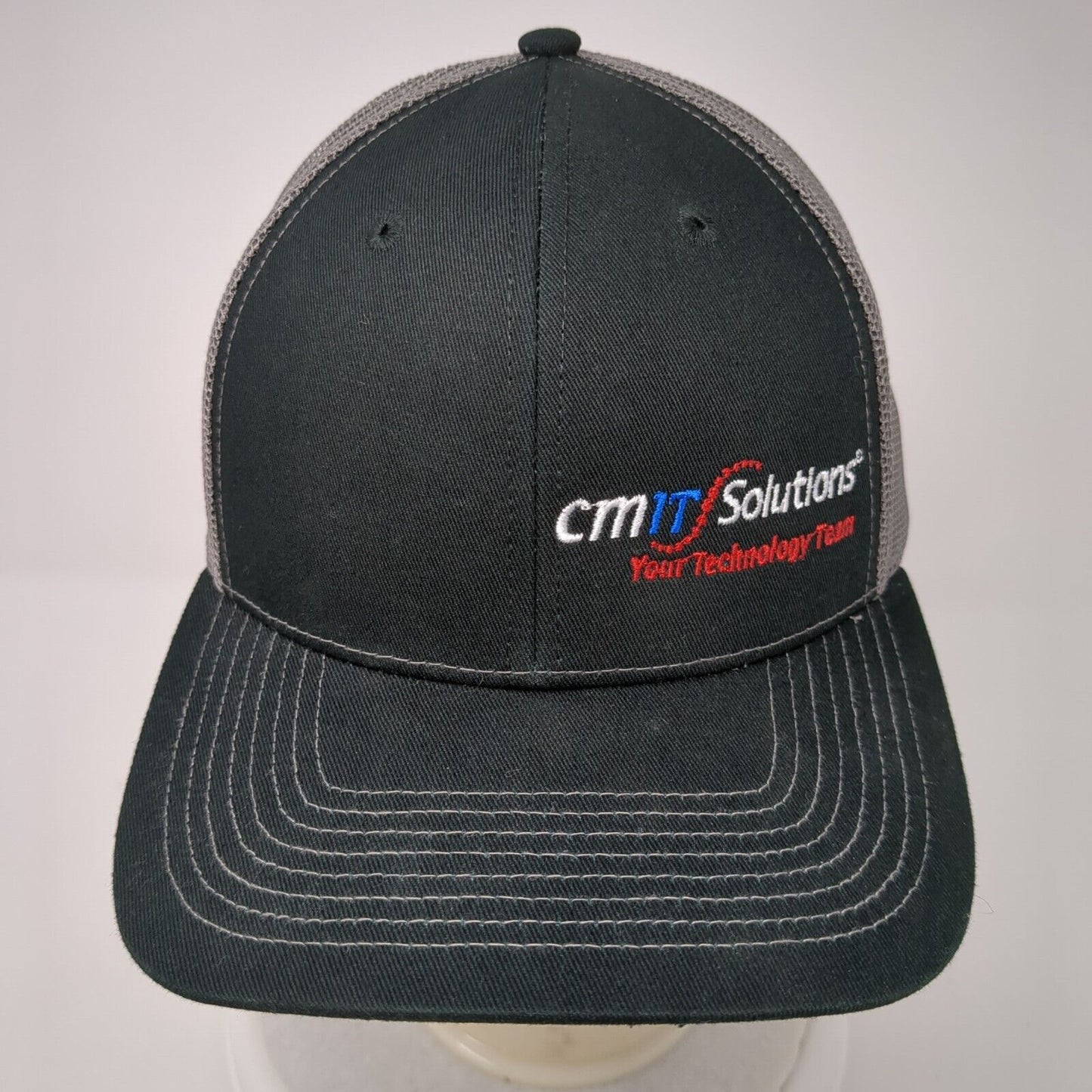 CMIT Solutions Your Technology Team Snapback Trucker Hat Black OS Outdoor Cap