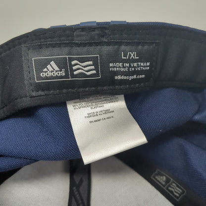 Adidas Baseball Cap Blue XL Fitted TaylorMade Golf Flexfit Delta Embossed Hat