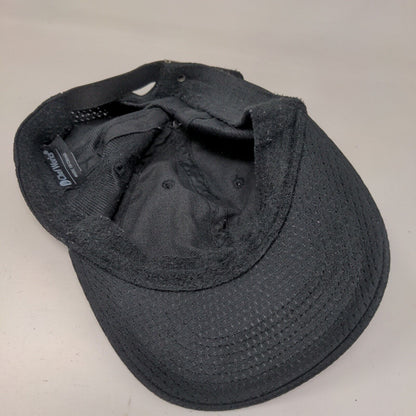 Chef Works Slideback Mesh Hat Black One Size Adjustable Leather Strap