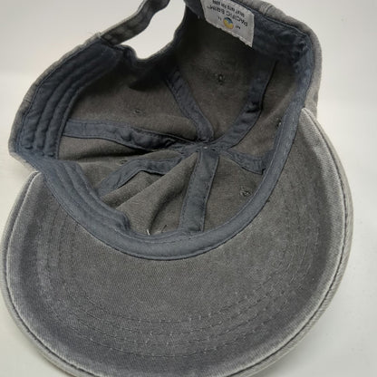 Pacific Brim Baseball Cap Gray One Size Hat Wake & Lake Embroidered Slideback