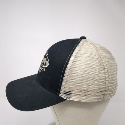 Idaho River Sports Since 1987 Strapback Trucker Hat Black OS Mesh Back Hit Wear