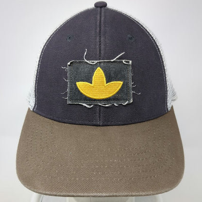 K-Products Trucker Hat Black Brown White Yellow One Size Simplot Mesh Back