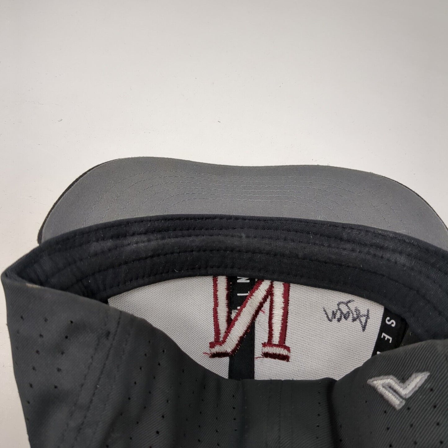 Letter N Fitted Hat Black XS Embroidered Flexfit Pacific Headwear