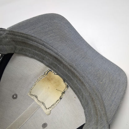Richardson Trucker Hat Gray Black One Size Bulls Head Public House Snapback