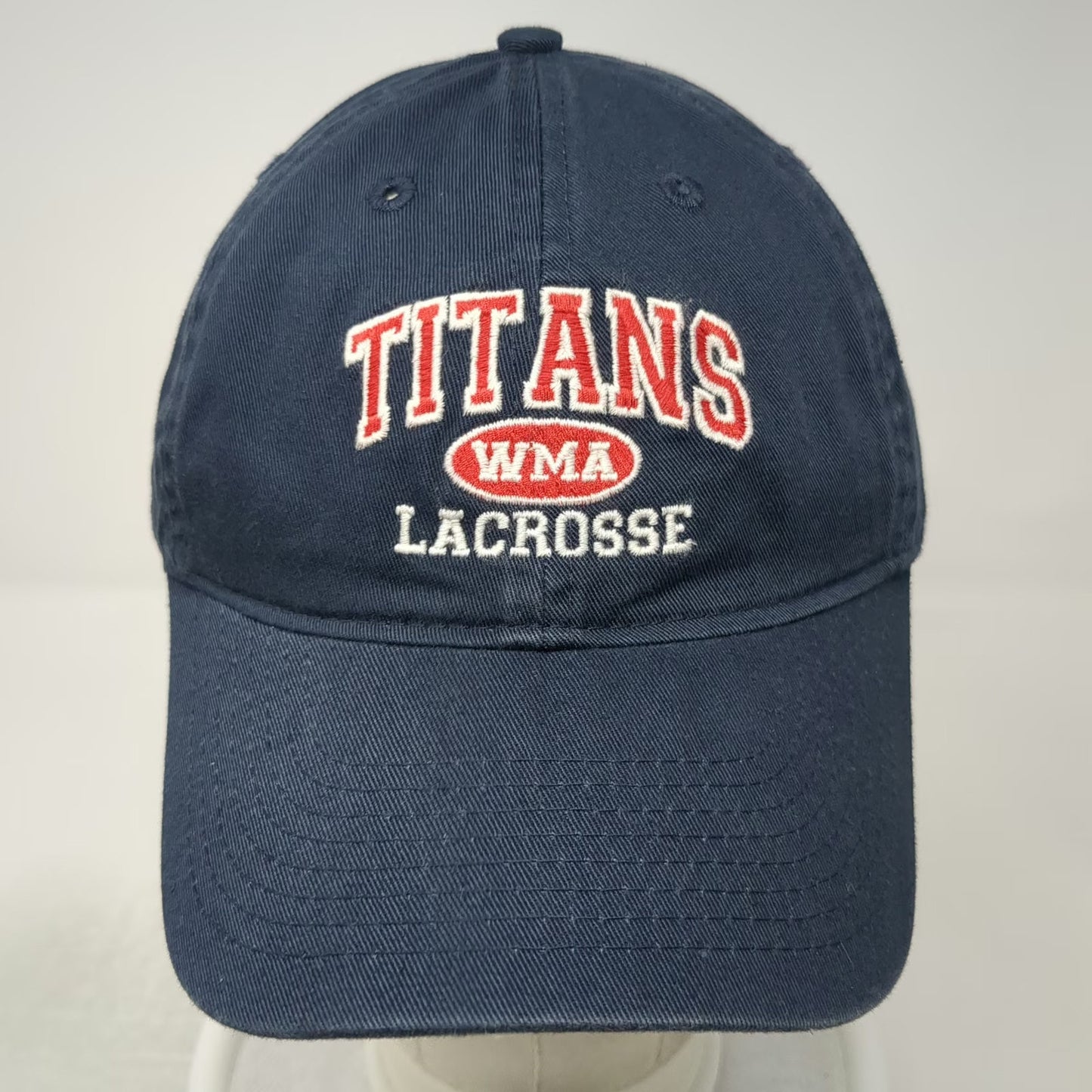 Legacy Baseball Cap Blue One Size Titans WMA Lacrosse Slideback Hat Embroidered