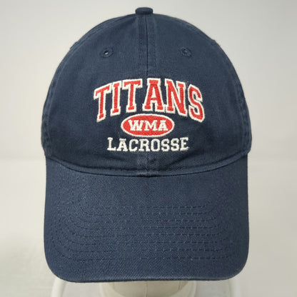 Legacy Baseball Cap Blue One Size Titans WMA Lacrosse Slideback Hat Embroidered
