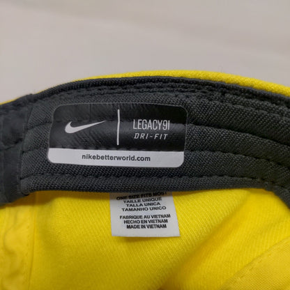 Nike Legacy 91 Dri Fit Men's Fitted Hat Yellow OSFM Embroidered Big O Logo