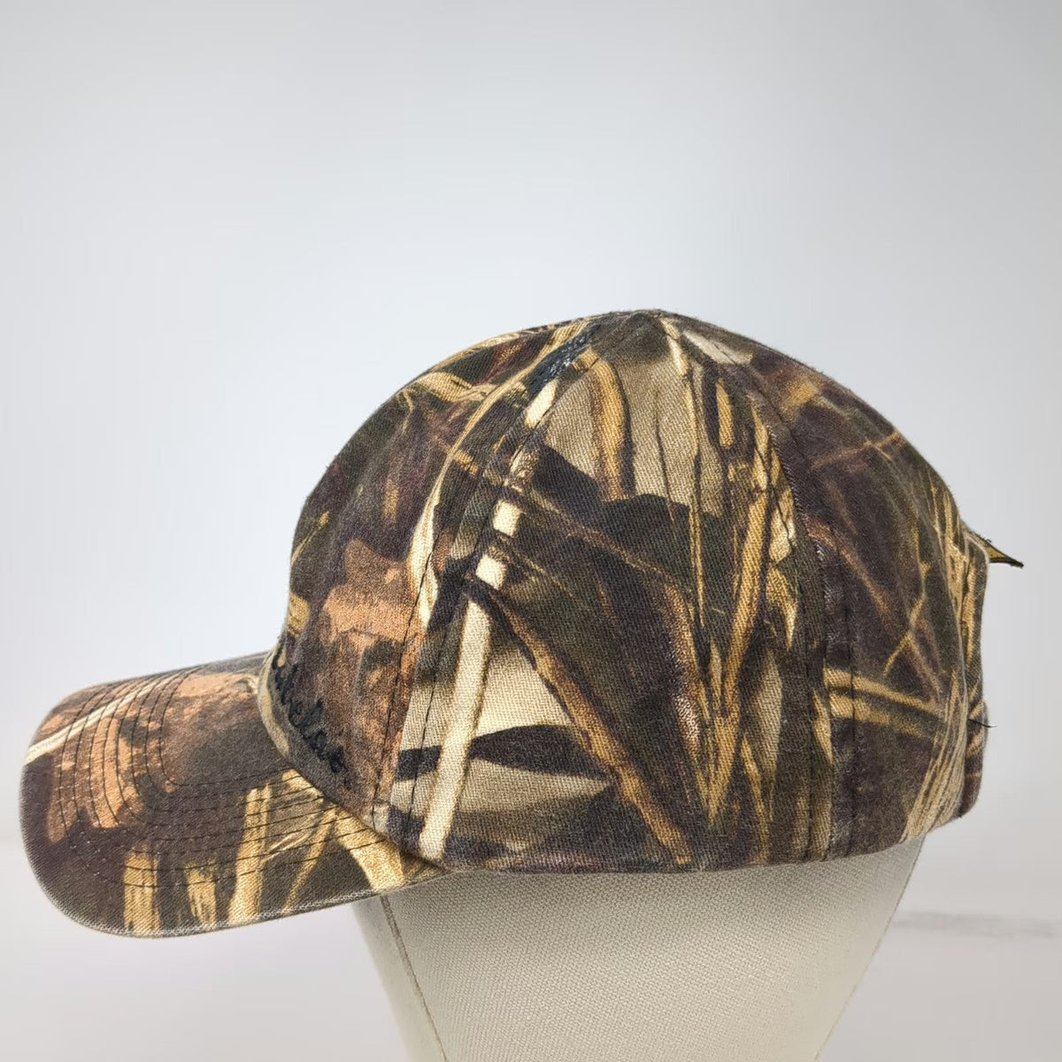 Cabela's Baseball Cap Brown One Size Camo Gore-Tex Strapback Hunting Outdoor Hat