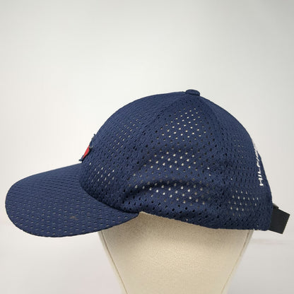 Tommy Hilfiger Baseball Cap Blue Athletics Mesh Slideback Polyester Hat Vintage