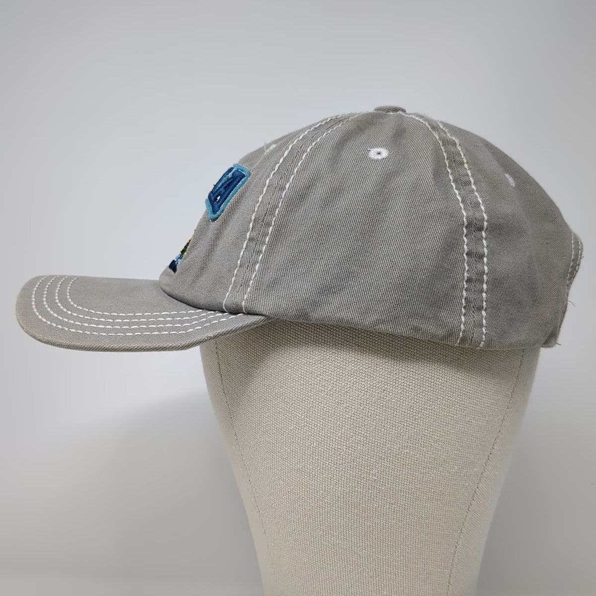 Wear U Been Baseball Cap Gray One Size Alaska Moose Sunset Contrast Stitch Hat