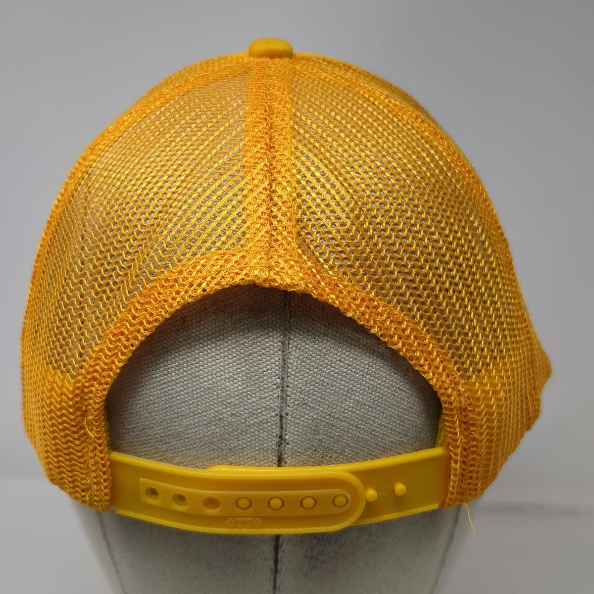 Otto Trucker Hat Yellow OSFM June Lake Brewing JLB Mesh Back Snapback Foam Front