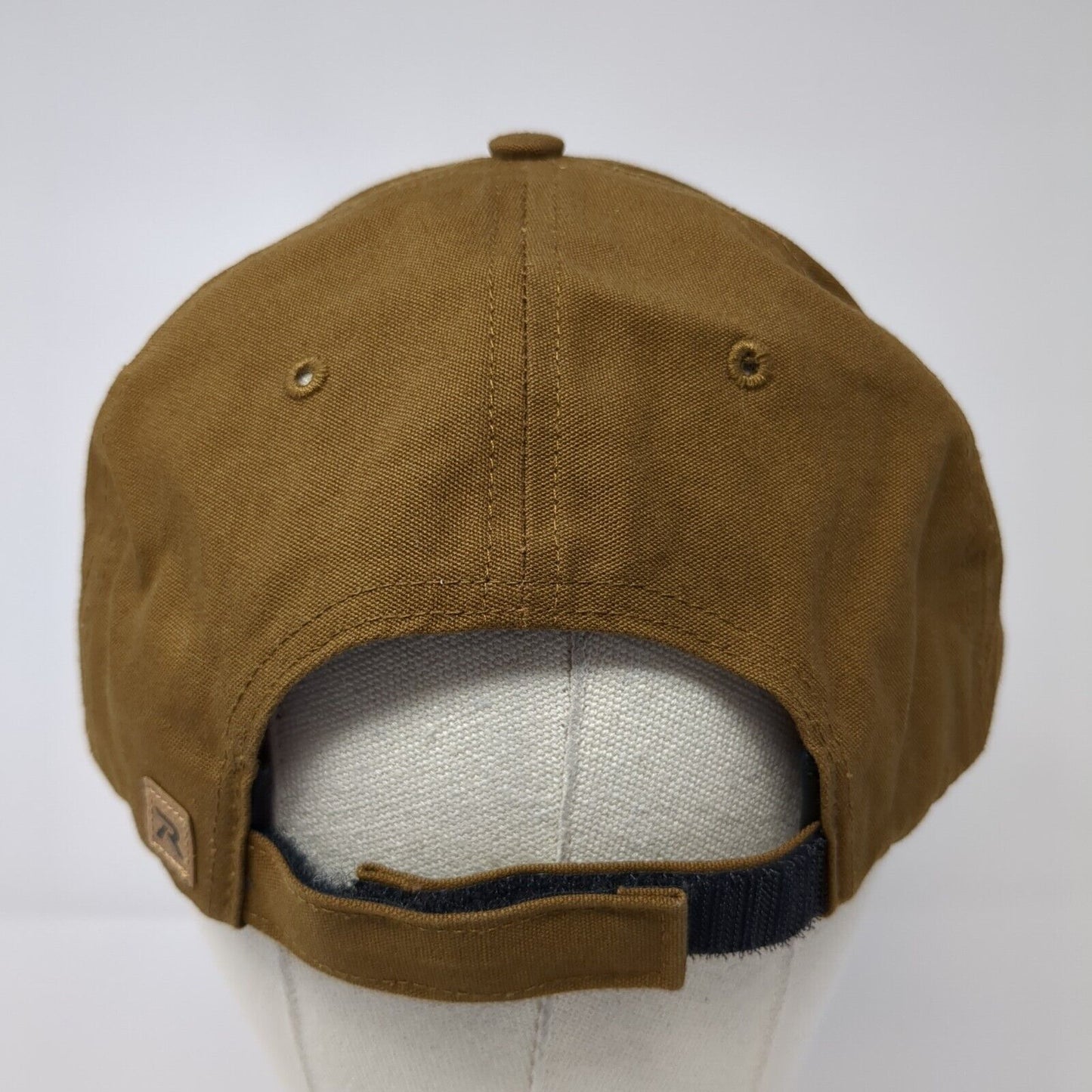 Beer Strapback Hat Brown One Size Adjustable Embroidered Richardson