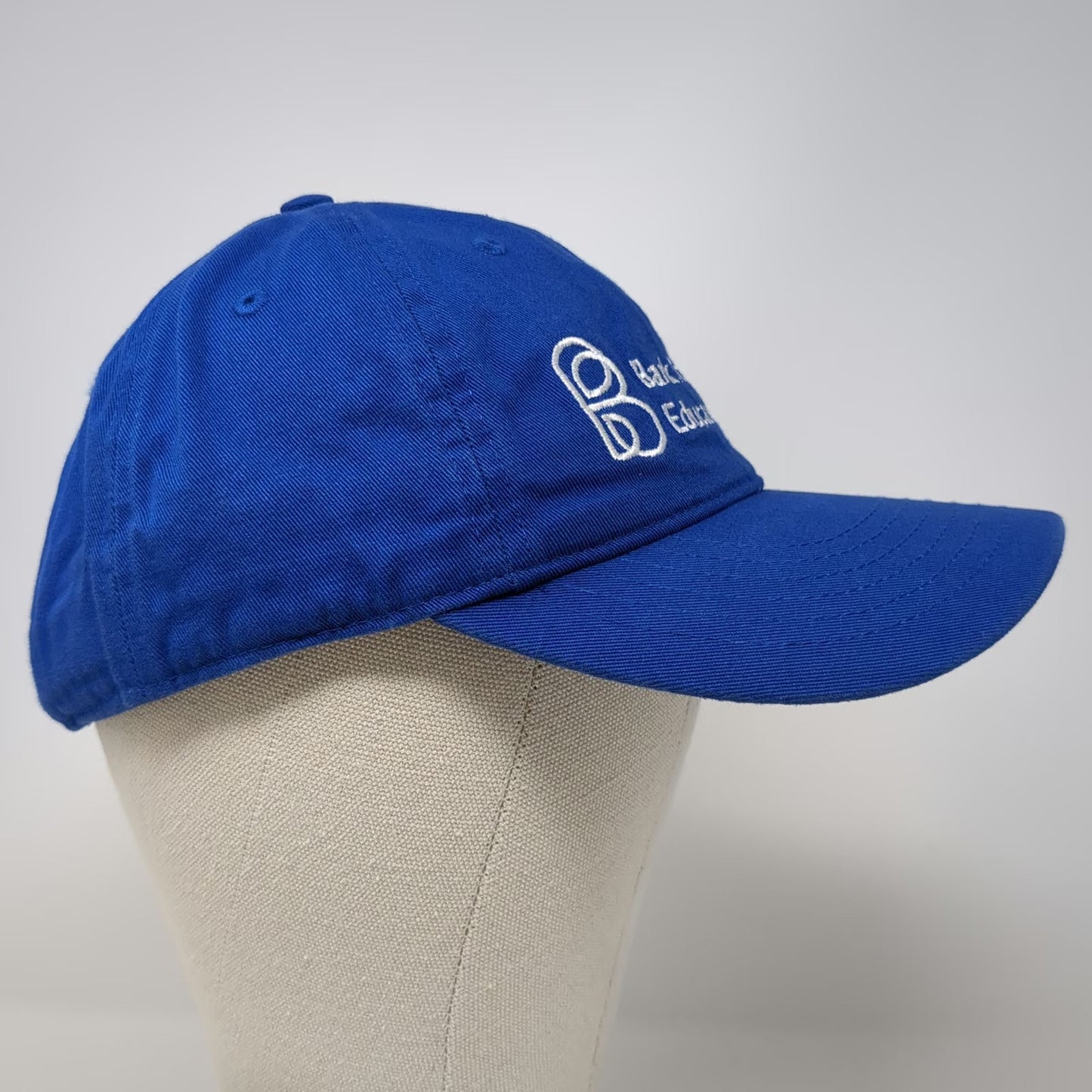 econscious Bank Street Education Center Baseball Cap Blue One Size Cotton Hat