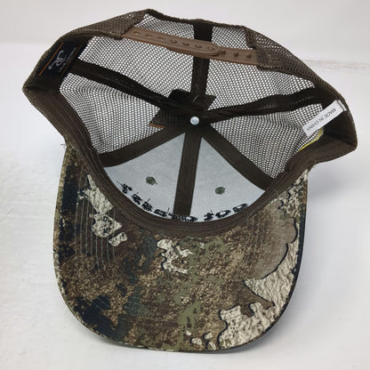 TrueTimber Trucker Hat Brown One Size got grass? Barenbrug Camo Mesh Snapback
