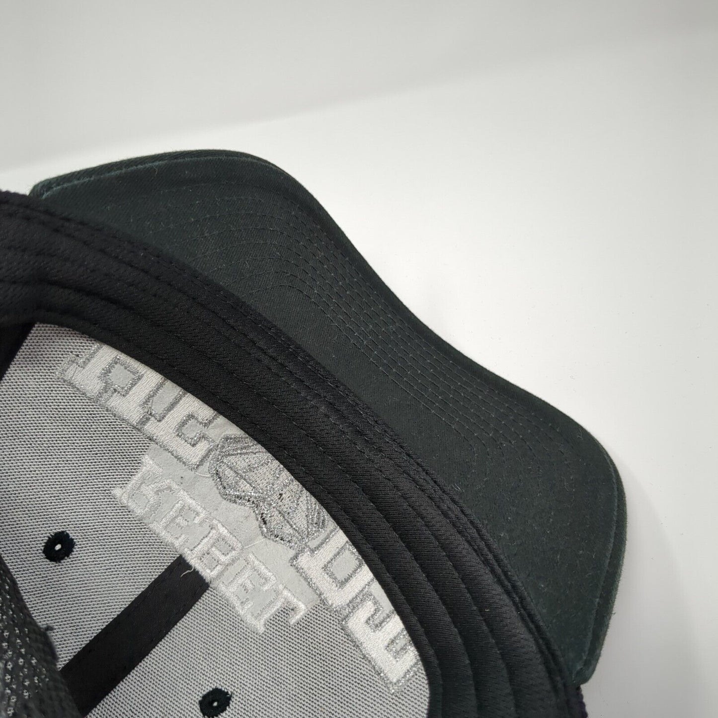 Rebel Heart LA Snapback Trucker Hat Black One Size Adjustable Mesh Back by Dome