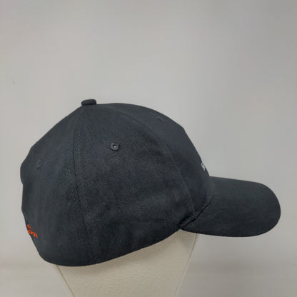 Santa Fe Fitted Hat Black S/M Embroidered Indoor Air Quality Solutions