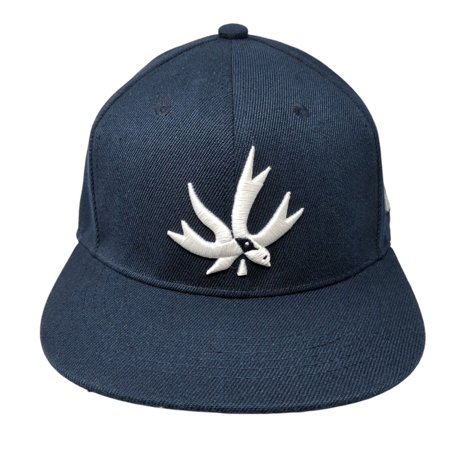 Piecemaker Snapback Hat Blue One Size Embroidered 420 Logo 6 Panel