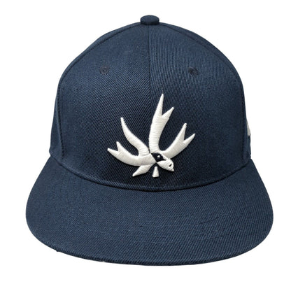 Piecemaker Snapback Hat Blue One Size Embroidered 420 Logo 6 Panel
