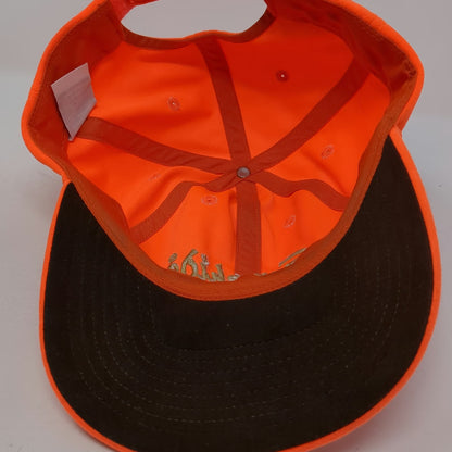Gamehide Baseball Cap Orange One Size Strapback Hunting Hunter Embroidered Hat