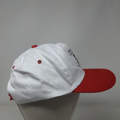 Restaurante Rosa Grutas De Santo Antonio Strapback Hat White One Size Colorblock