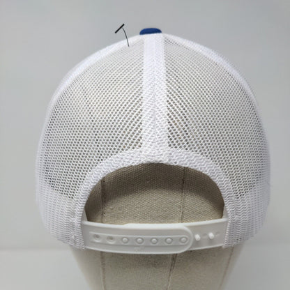 Idaho Snapback Mesh Back Trucker Hat Blue OSFA The Classics Yupoong