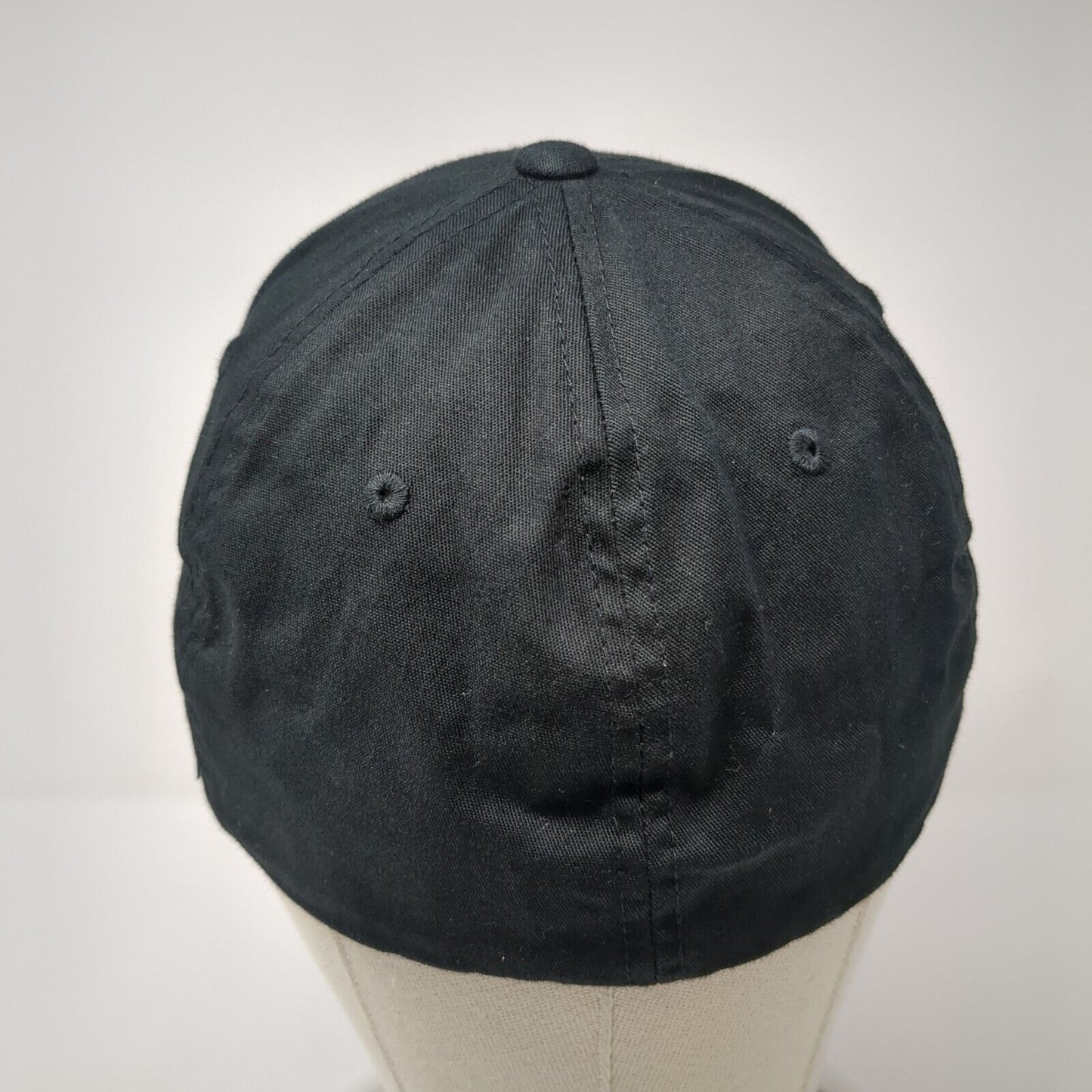 LinkUS Energy Fitted Hat Black One Size Embroidered 6 Panel Flexfit Yupoong